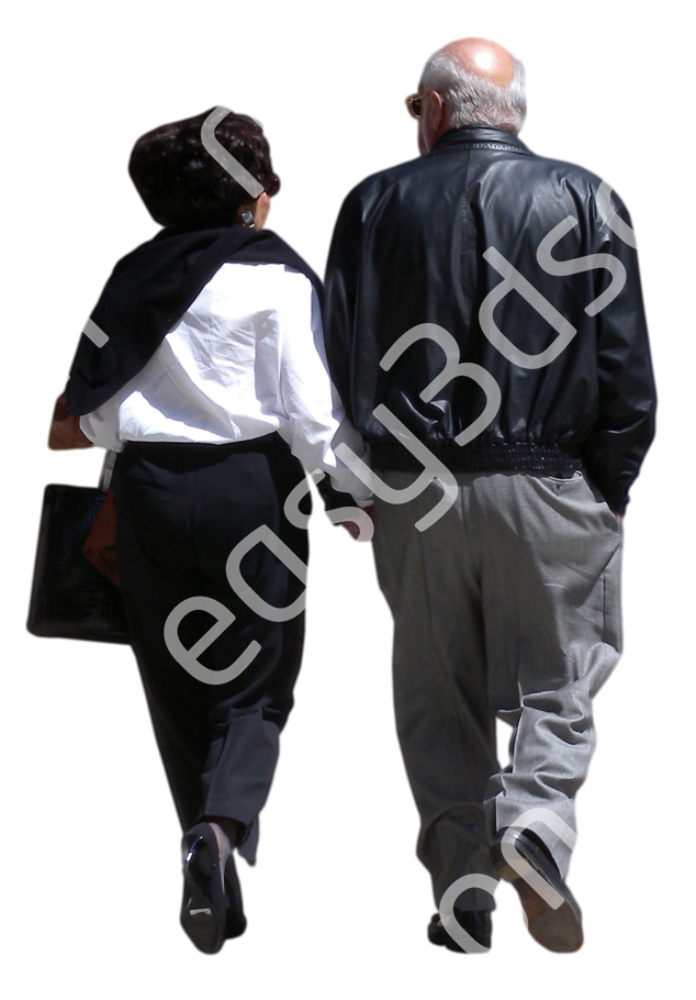 (Single) Business People V. 1 #058 man, woman, walking