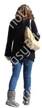 (Single) Cool Weather Casual V. 1 #033 girl, walking