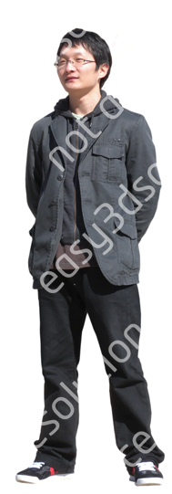 (Single) Cool Weather Casual V. 1 #042 man, standing