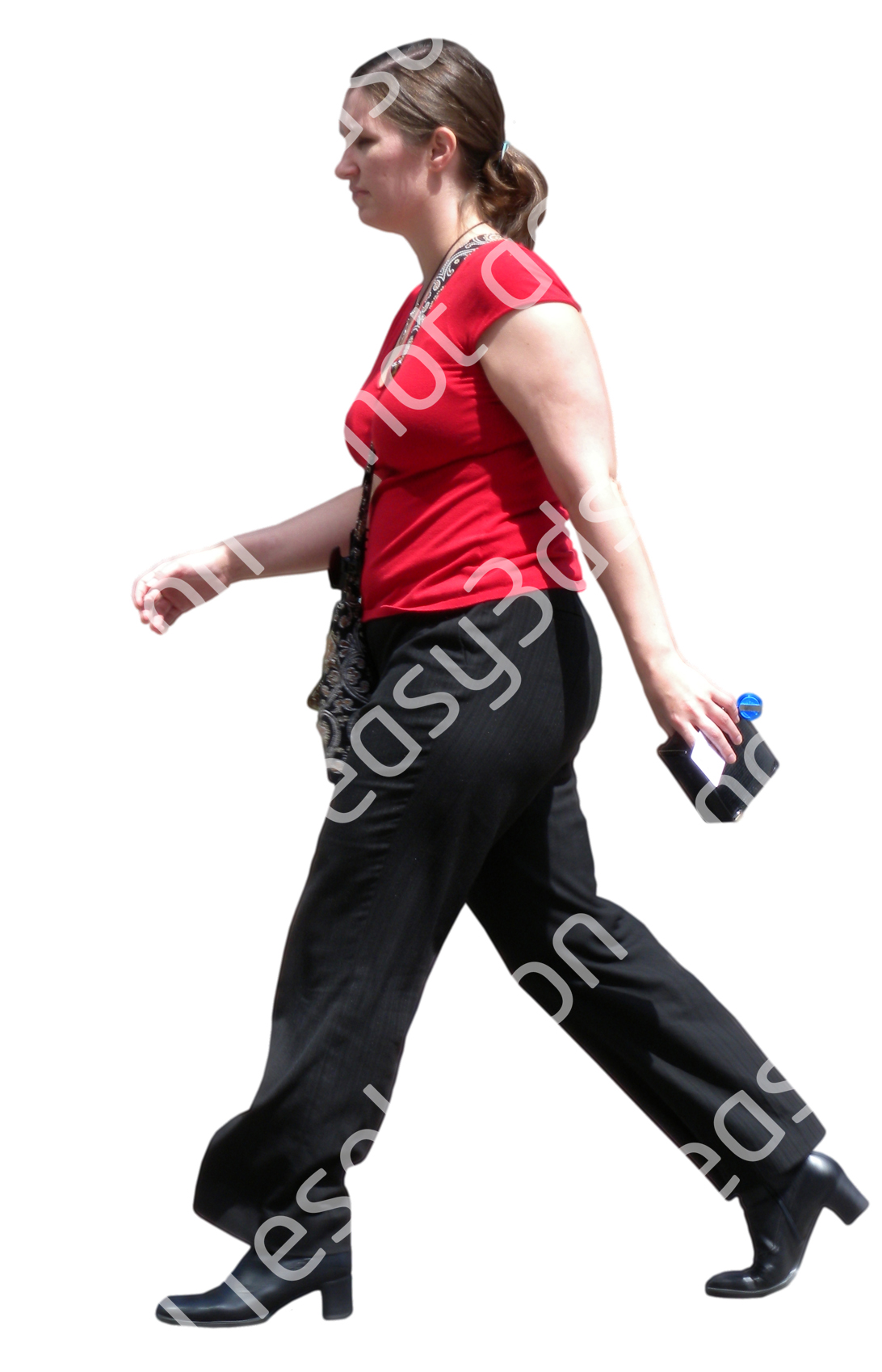 (Single) Business People V. 1 #042 woman, walking